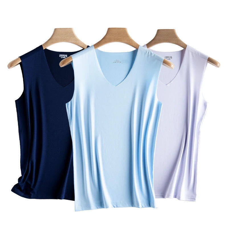 Seamless Herren Tanktop aus Seide