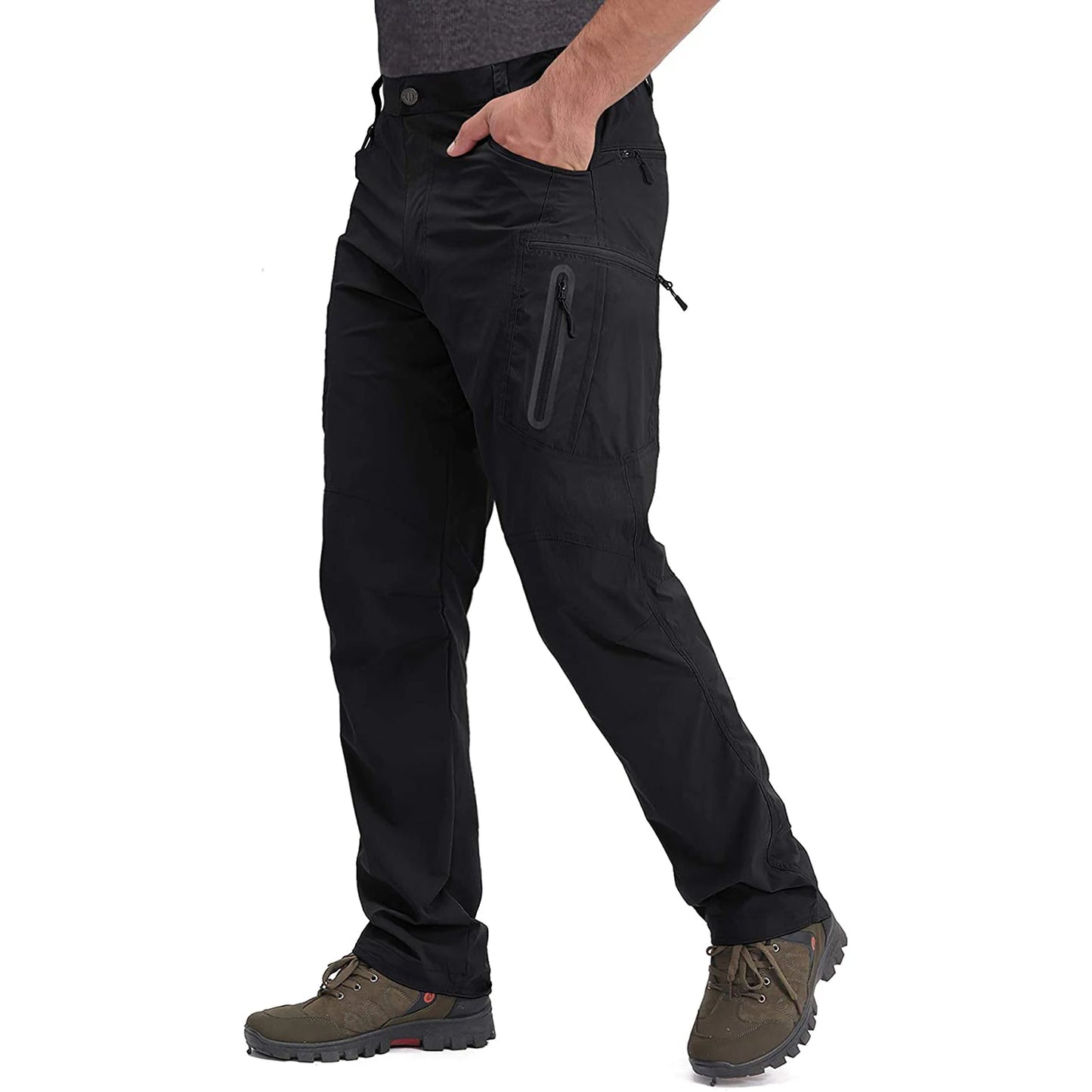 TACVASEN Herren Cargo-Anglerhose