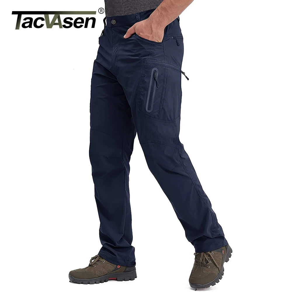 TACVASEN Herren Cargo-Anglerhose