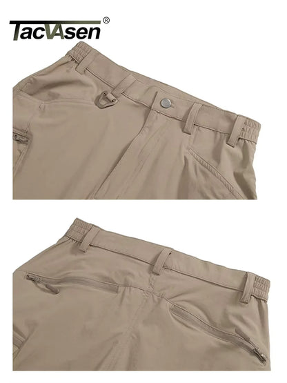 TACVASEN Herren Cargo-Anglerhose