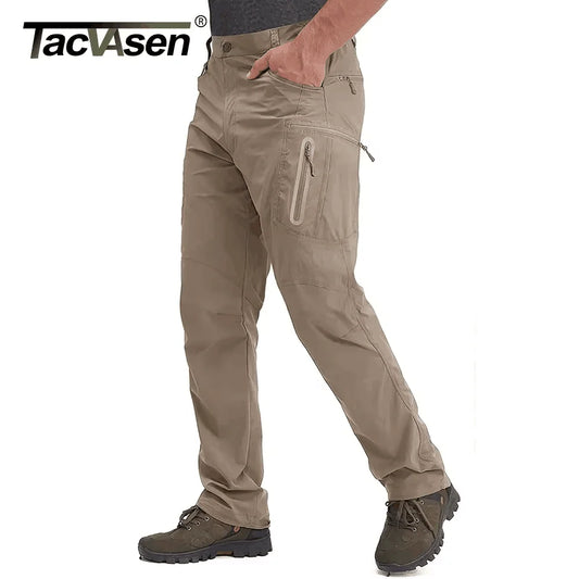 TACVASEN Herren Cargo-Anglerhose