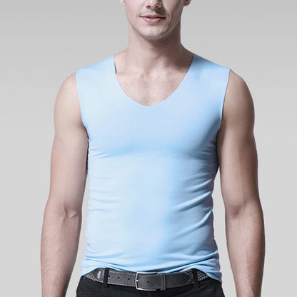 Seamless Herren Tanktop aus Seide