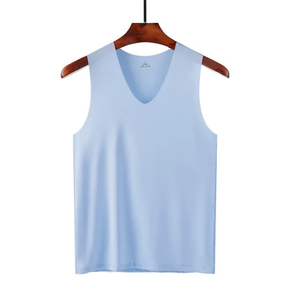 Seamless Herren Tanktop aus Seide