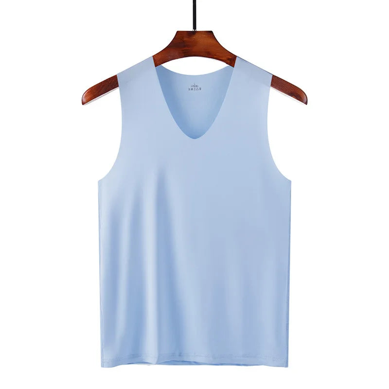 Seamless Herren Tanktop aus Seide