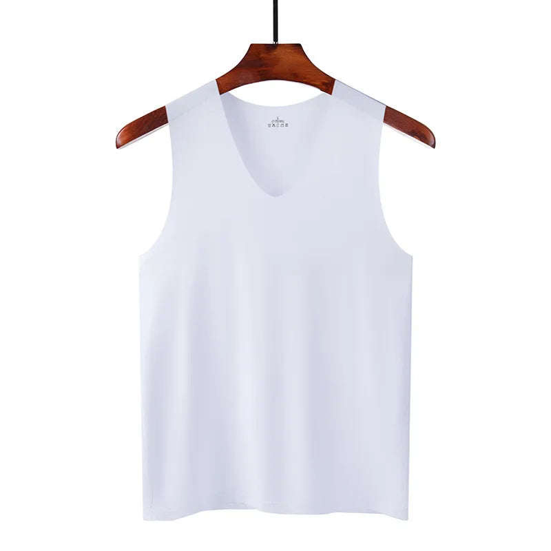 Seamless Herren Tanktop aus Seide