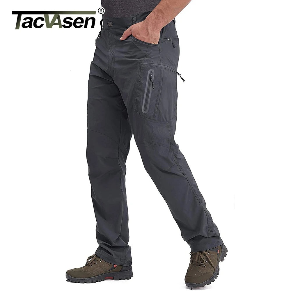 TACVASEN Herren Cargo-Anglerhose