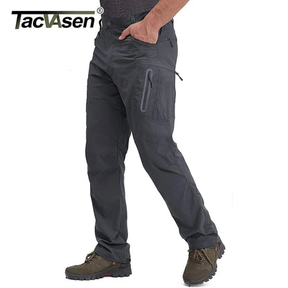 TACVASEN Herren Cargo-Anglerhose
