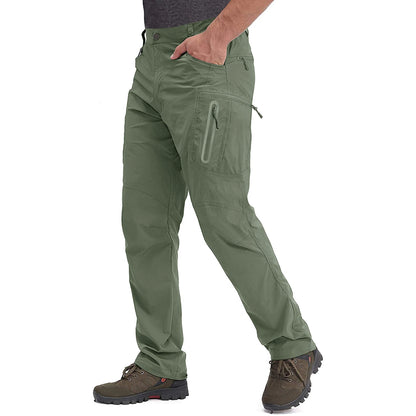 TACVASEN Herren Cargo-Anglerhose